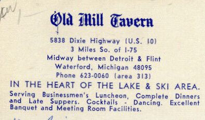 Cascade Motel (Olde Mill Inn on the Lake) - Old Mill Tavern (newer photo)